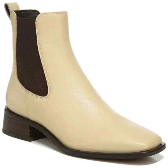 Sam Edelman Thelma Chelsea Boots Booties Beige Chocolate brown size 9 11 new!‎ - Picture 2 of 10
